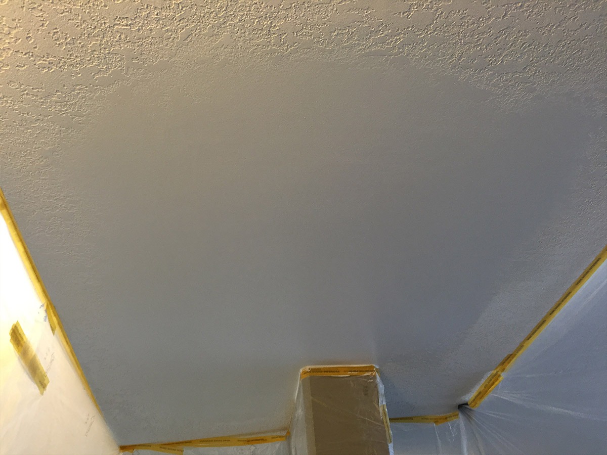 Repair Ceiling Drywall Popcorn Shelly Lighting