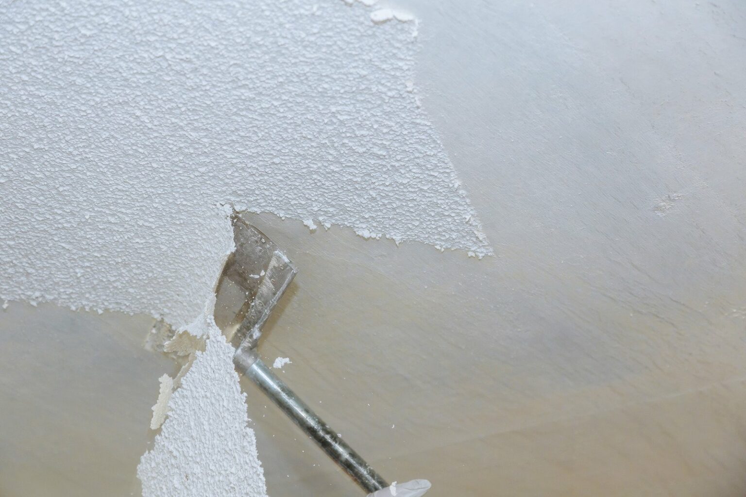 Why Popcorn Ceiling Removal Leaves Stains and How to Fix Them