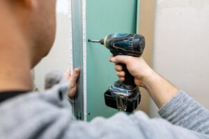 Installing the drywall