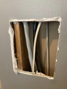 hole in drywall damage drywall medic lake country bc