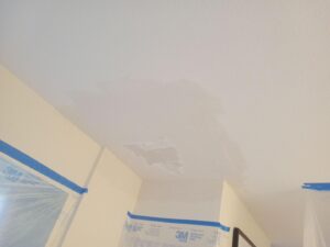 skim coat water damage